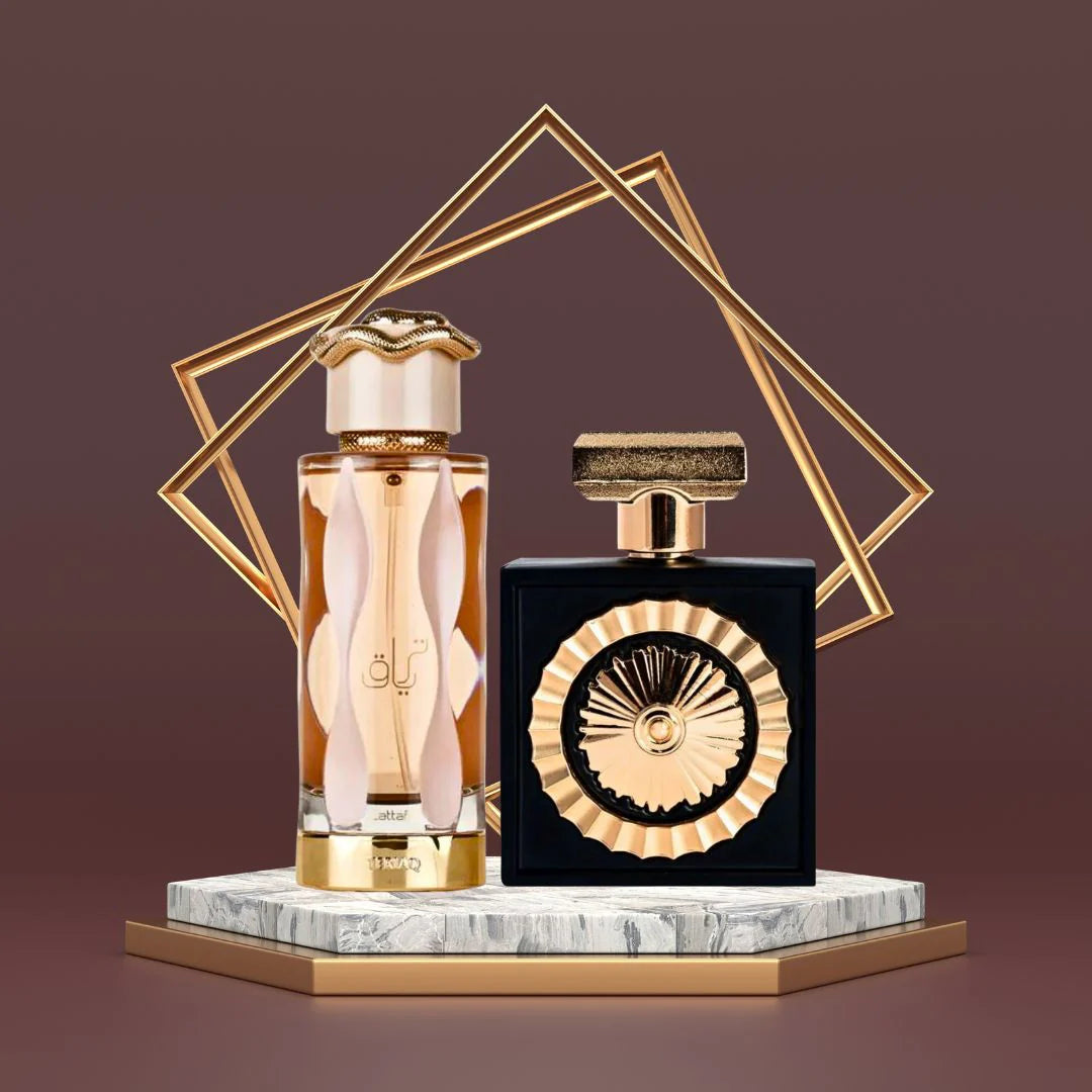 Nebras & Teriaq Eau de Parfum Sprays 100ml (3.4 oz) by Lattafa Pride | Luxury Perfume Bundle