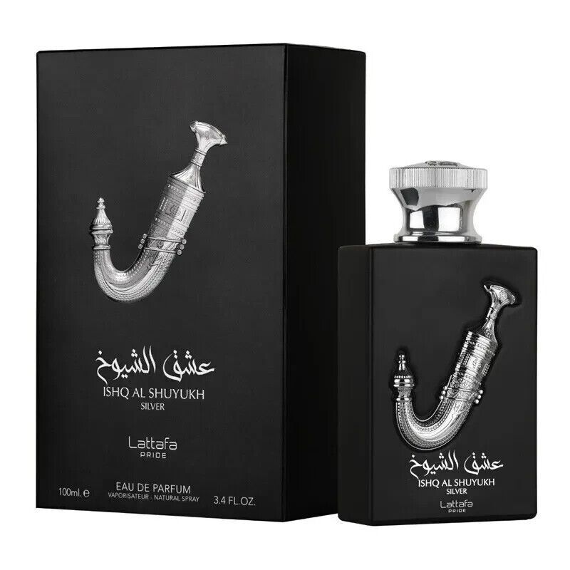 Ishq Al Shuyukh Silver by Lattafa Pride EDP - 100 ml