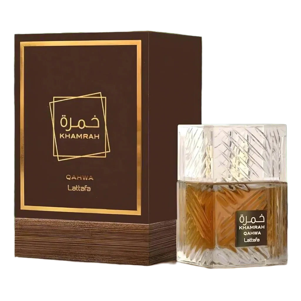 Khamrah Qahwa by Lattafa – Unisex Eau de Parfum 100ml | Spiced Coffee Oriental Fragrance