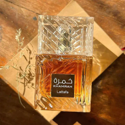 Khamrah & Khamrah Qahwa Eau de Parfum Sprays 100ml (3.4 oz) by Lattafa (Bundle)