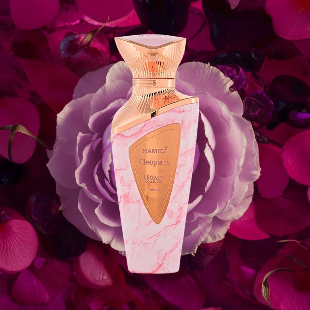 Legacy Cleopatra & Legacy Hatshepsut Eau de Parfum Sprays 100ml (3.4 oz) by Hamidi (Bundle)
