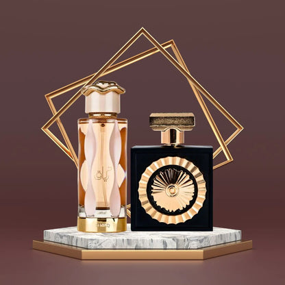 Nebras & Teriaq Eau de Parfum Sprays 100ml (3.4 oz) by Lattafa Pride | Luxury Perfume Bundle