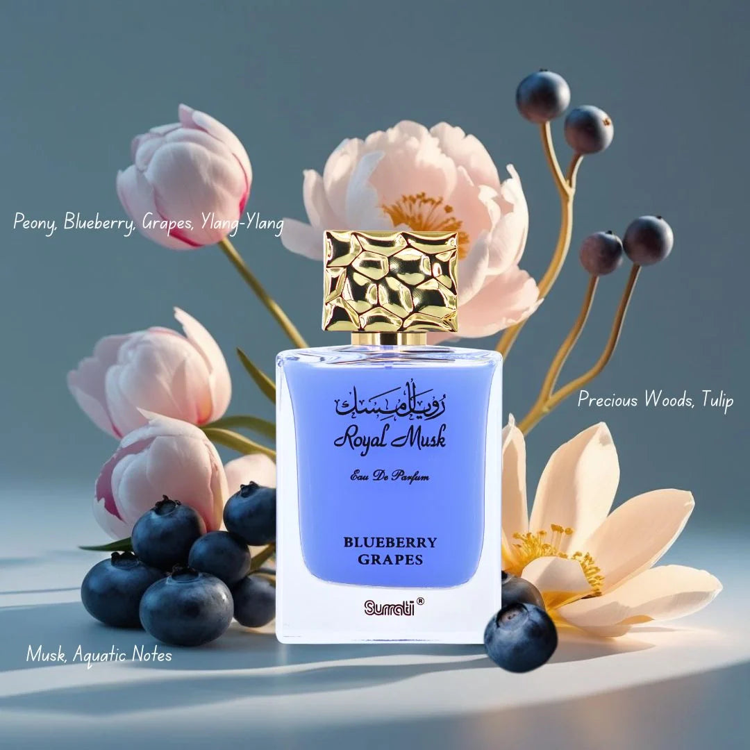 Royal Musk Blueberry Grapes by Surrati – Eau de Parfum 100ml