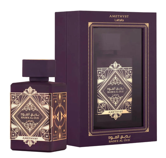 Badee Al Oud Amethyst by Lattafa – Unisex Eau de Parfum 100ml | Luxury Oriental Fragrance