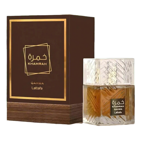 Khamrah Qahwa by Lattafa – Unisex Eau de Parfum 100ml | Spiced Coffee Oriental Fragrance